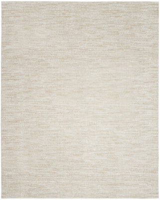 10' X 14' Ivory And Beige Non Skid Indoor Outdoor Area Rug