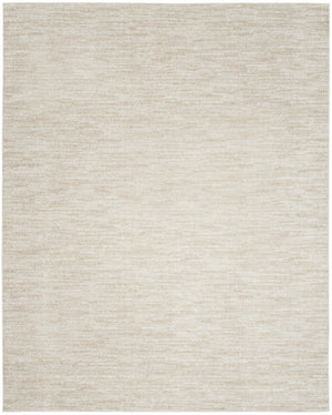 10' X 14' Ivory And Beige Non Skid Indoor Outdoor Area Rug