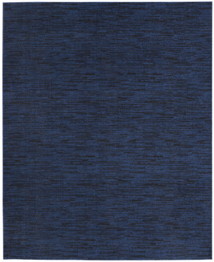 10' X 14' Midnight Blue Non Skid Indoor Outdoor Area Rug