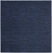 9' X 9' Midnight Blue Square Non Skid Indoor Outdoor Area Rug