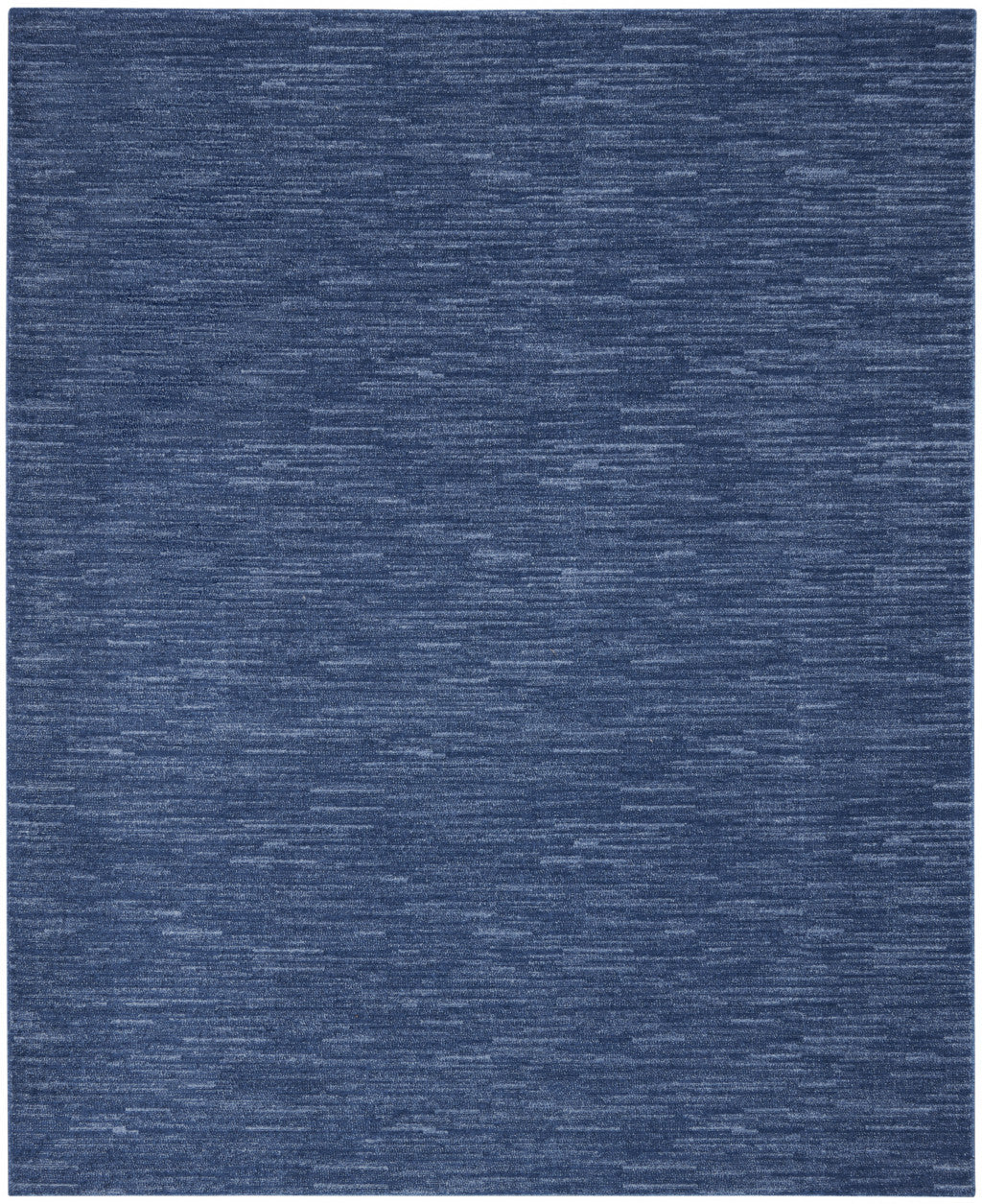 8' X 10' Navy Blue Non Skid Indoor Outdoor Area Rug