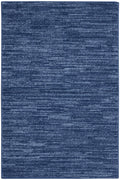 2' X 4' Navy Blue Non Skid Indoor Outdoor Runner Rug