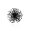 8" Black Metal Spiky Sphere