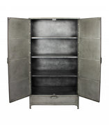 36" Silver Iron Drawer Combo Dresser