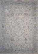 5' X 8' Cream Southwestern Power Loom Stain Resistant Area Rug