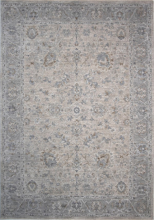 8' X 10' Cream Southwestern Power Loom Stain Resistant Area Rug