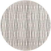 10' Ivory Round Ombre Tufted Handmade Area Rug