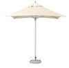 8' Ecru Polyester Square Market Patio Umbrella