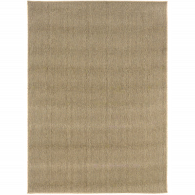 8' X 11' Sand Stain Resistant Indoor Outdoor Area Rug