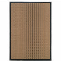 2' X 3' Beige Geometric Stain Resistant Indoor Outdoor Area Rug