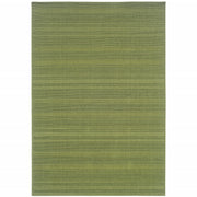 9' X 13' Green Stain Resistant Indoor Outdoor Area Rug