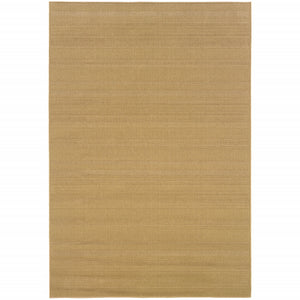 8' X 11' Beige Stain Resistant Indoor Outdoor Area Rug