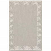 10' X 13' Grey Stain Resistant Indoor Outdoor Area Rug