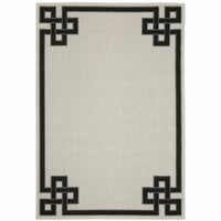 2' X 3' Beige Stain Resistant Indoor Outdoor Area Rug