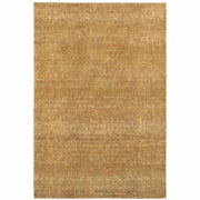 10' X 13' Gold Rust Brown Ivory Purple And Lavender Power Loom Stain Resistant Area Rug