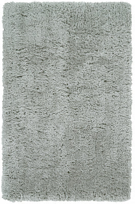 10' X 13' Gray Silver And Taupe Shag Tufted Handmade Stain Resistant Area Rug