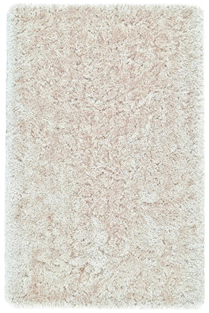 8' X 11' Tan And Taupe Shag Tufted Handmade Stain Resistant Area Rug