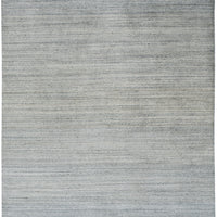 10' X 13' Blue And Gray Ombre Hand Woven Area Rug