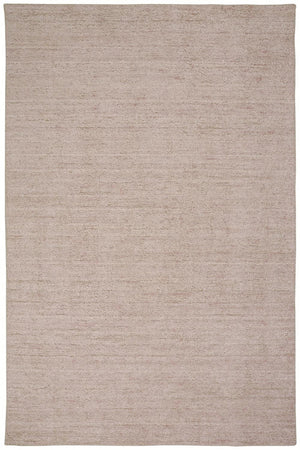 9' X 12' Pink And Ivory Hand Woven Area Rug