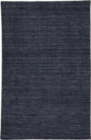 8' X 10' Blue Hand Woven Area Rug