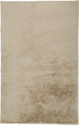 2' X 3' Tan Shag Area Rug