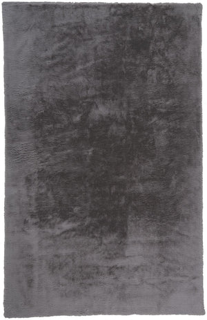 7' X 10' Taupe And Gray Shag Area Rug