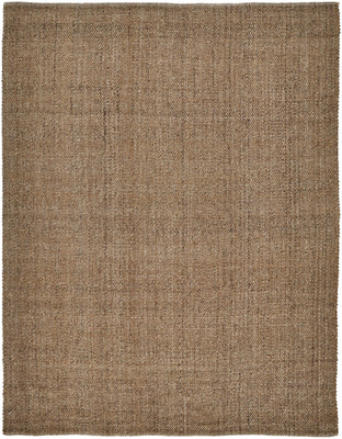 10' X 14' Brown Hand Woven Area Rug