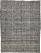 5' X 8' Gray And Ivory Hand Woven Area Rug