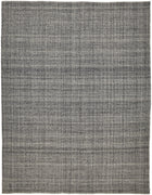 8' X 10' Gray And Ivory Hand Woven Area Rug