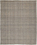 5' X 8' Ivory Tan And Gray Hand Woven Area Rug