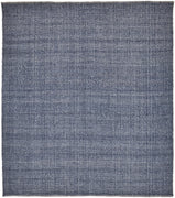 5' X 8' Blue Hand Woven Area Rug