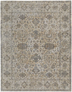 12' X 15' Ivory Tan And Gray Power Loom Area Rug