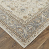 8' X 10' Tan Ivory And Gray Power Loom Area Rug