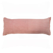 14" X 36" Rose Pink 100% Cotton Zippered Pillow