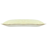 14" X 36" Light Yellow 100% Cotton Zippered Pillow