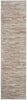 12' Brown Abstract Power Loom Runner Rug