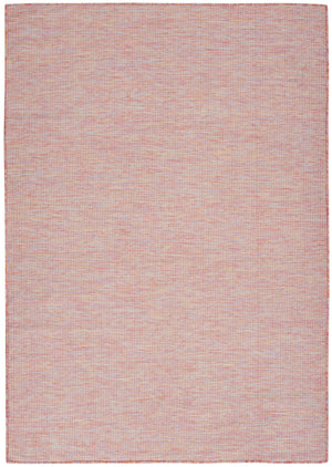 5' X 7' Dark Red Power Loom Area Rug