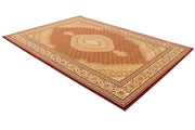 10' X 13' Red Oriental Washable Non Skid Area Rug