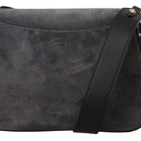 Varenne Dusk/Black Leather Shoulder Bag