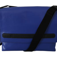 Blue Shoulder Cotton Sling Crossbody Messenger Bag