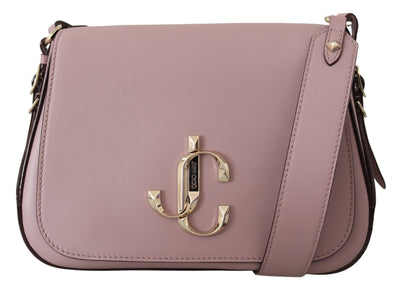 Varenne Mauve Leather Shoulder Bag