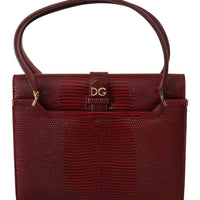 Bordeaux DG Logo INGRID Hand Purse Borse Leather Bag