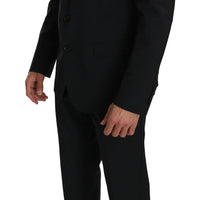 Black Single Breasted 2 Piece MARTINI Suit