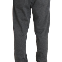 Gray Cotton Sweater Pants Tracksuit