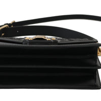 Black Leather LUCIA Shoulder Messenger Hand Purse