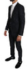 Blue GOLD Slim Fit Silk Wool Suit