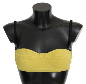 Yellow Bra Reggiseno Cotton Stretch Underwear