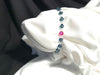 Swarovski Montana & Fuchsia Crystal Beads Bracelet