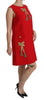 Red Sheath Tassel Sleeveless Mini Dress