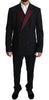 Black Slim Fit 3 Piece MARTINI Suit